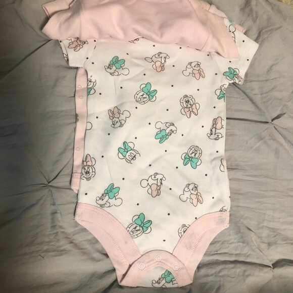 DISNEY BABY 3 PCS ONESIES / For 0-3M / Brand New, Never Worn - Picture 2 of 3
